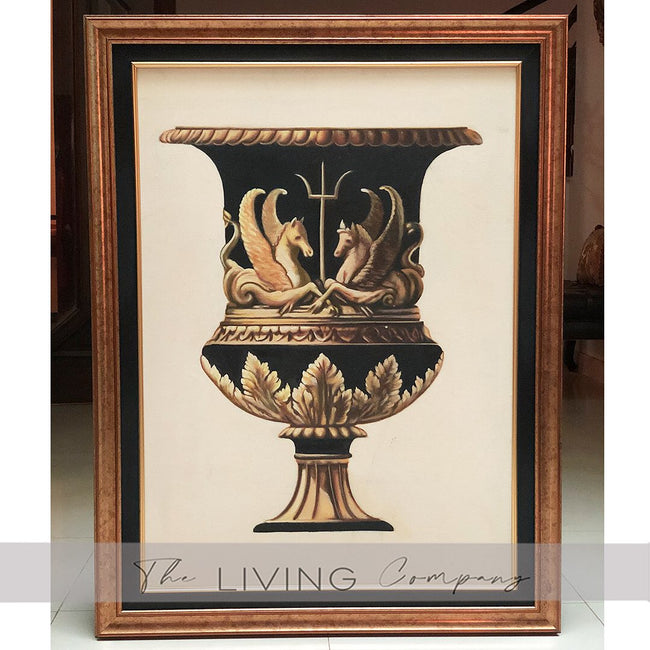 Equestrian Grace – Classical Urn Tribute