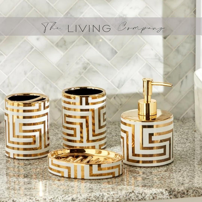 4pcs Geomtetric Tamara Bathroom Set