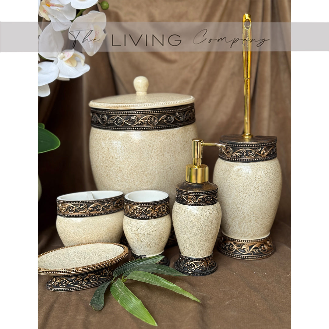 7pcs Ivory Dune Bathroom Set