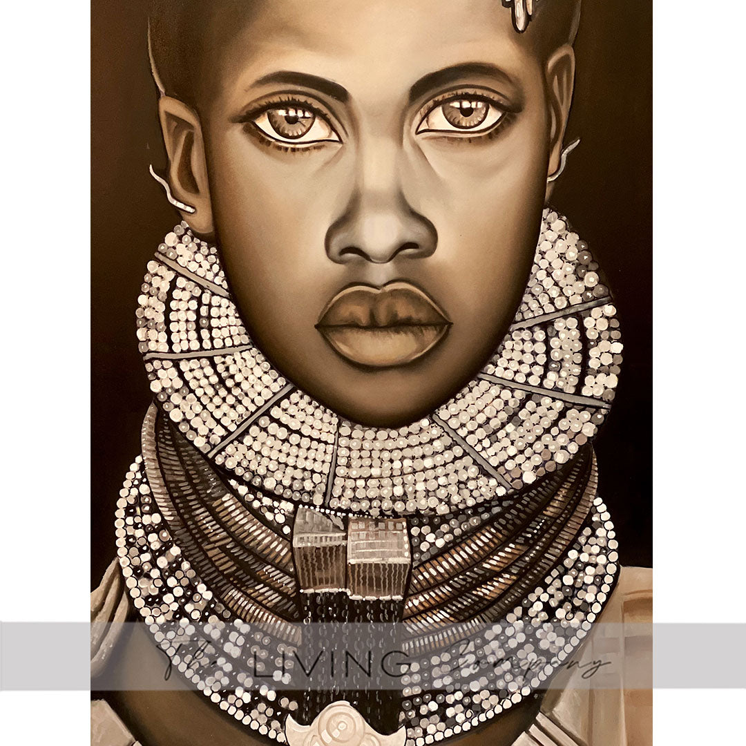 Heritage in Gold – African Muse Painting