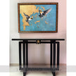 Golden Sky Duet – Hummingbird Painting