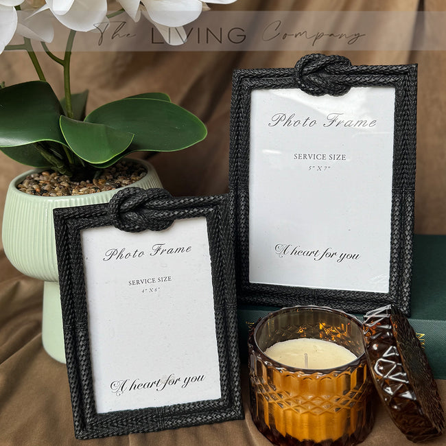 Rope Knot Frames - Black