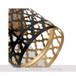 Black Marrakesh Trellis Candle Holder