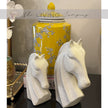 Taupe Gallantry – Corian Horse Sculpture Large