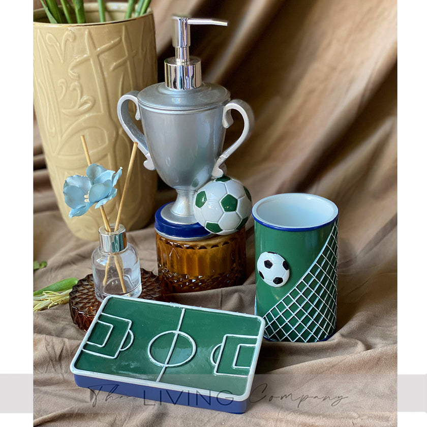 3-Piece Football Theme Bathroom Set