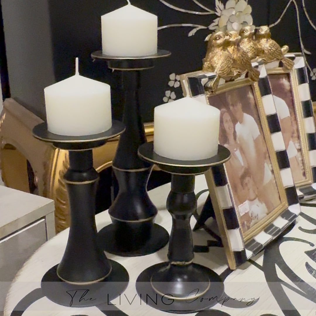 Triline Candle Holders - Set of 3