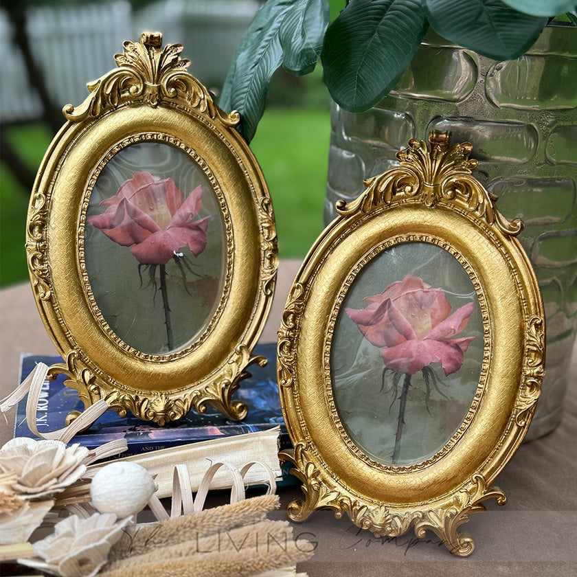 Oval Baroque Photo Frame