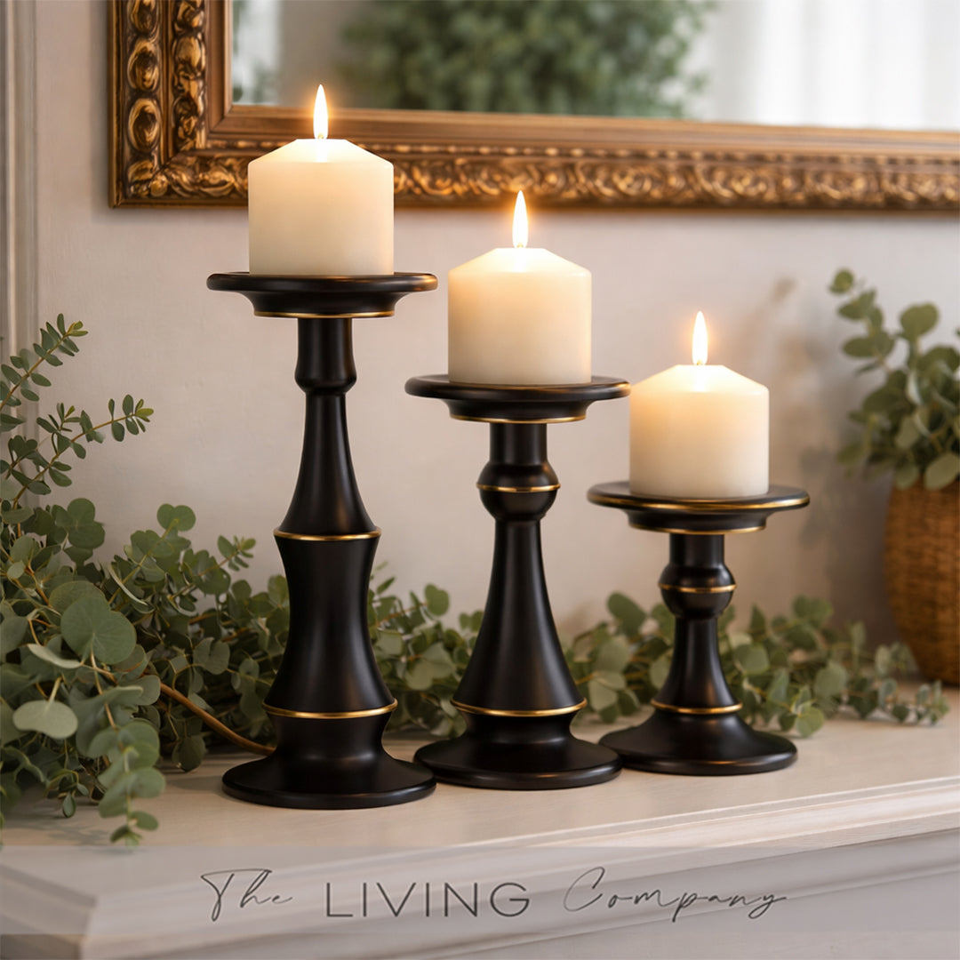 Triline Candle Holders - Set of 3