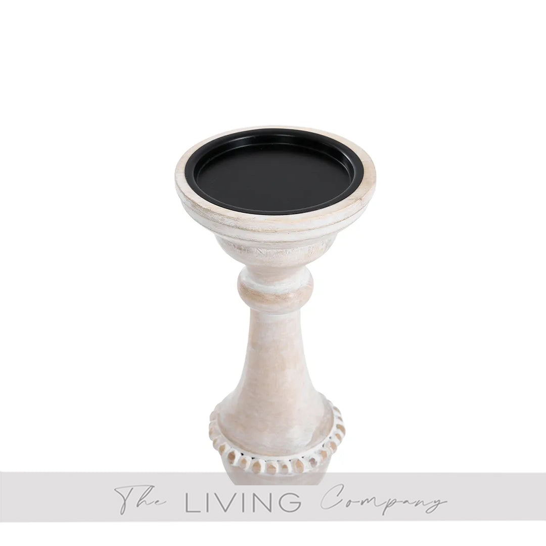 Farmhouse Spindle Candle Holder