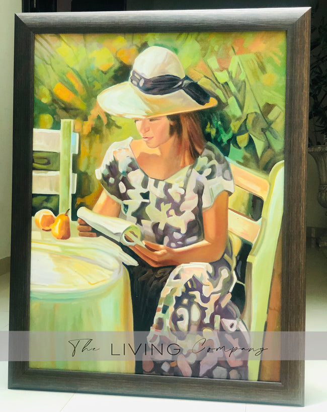 Sally Rosenbaum's 'Purple in the Garden' Painting