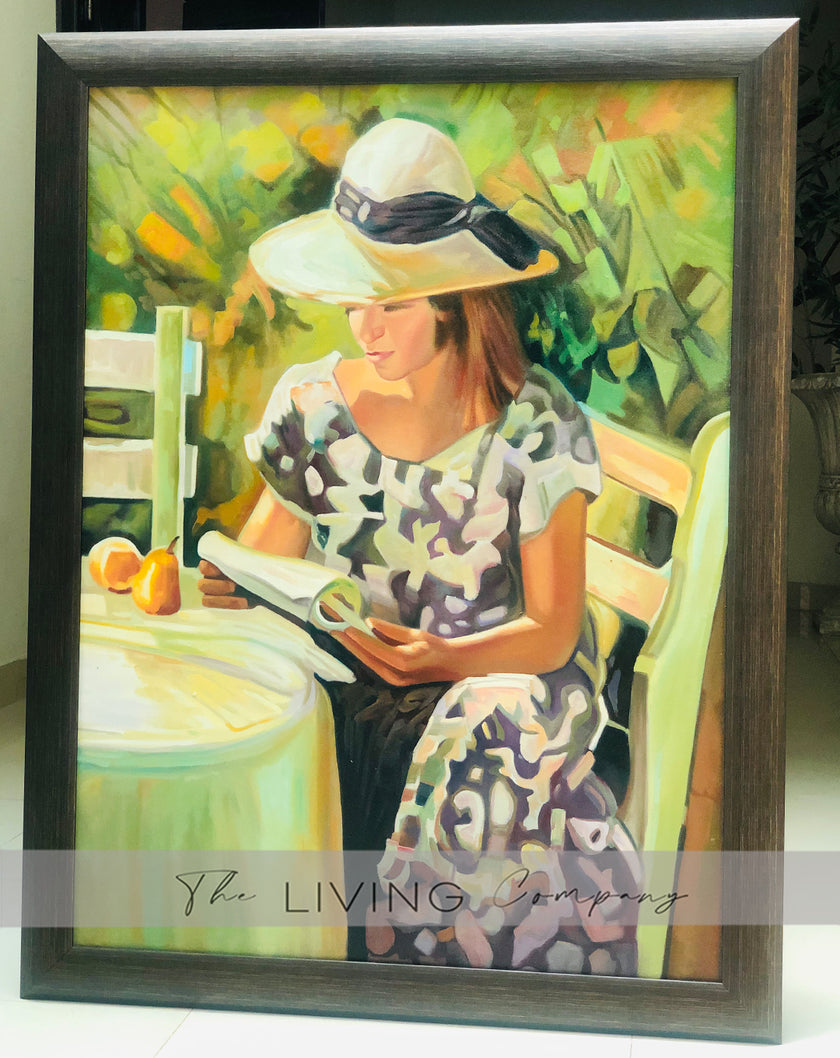 Sally Rosenbaum's 'Purple in the Garden' Painting