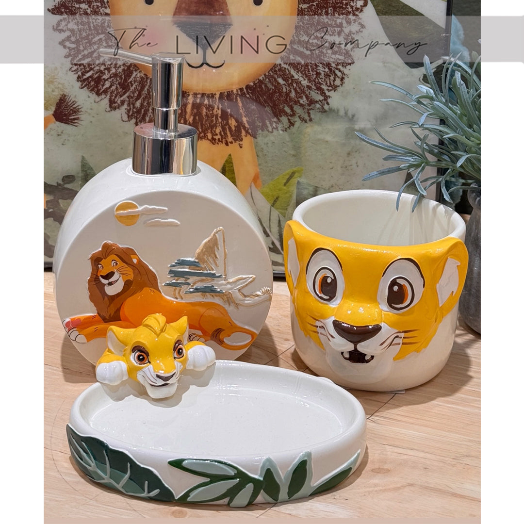 3-Piece Lion King Theme Bathroom Set