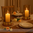 Tavo Timber & Glass Glow Candle Holder