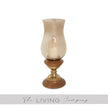 Woodland Bronze Glass Hurricane