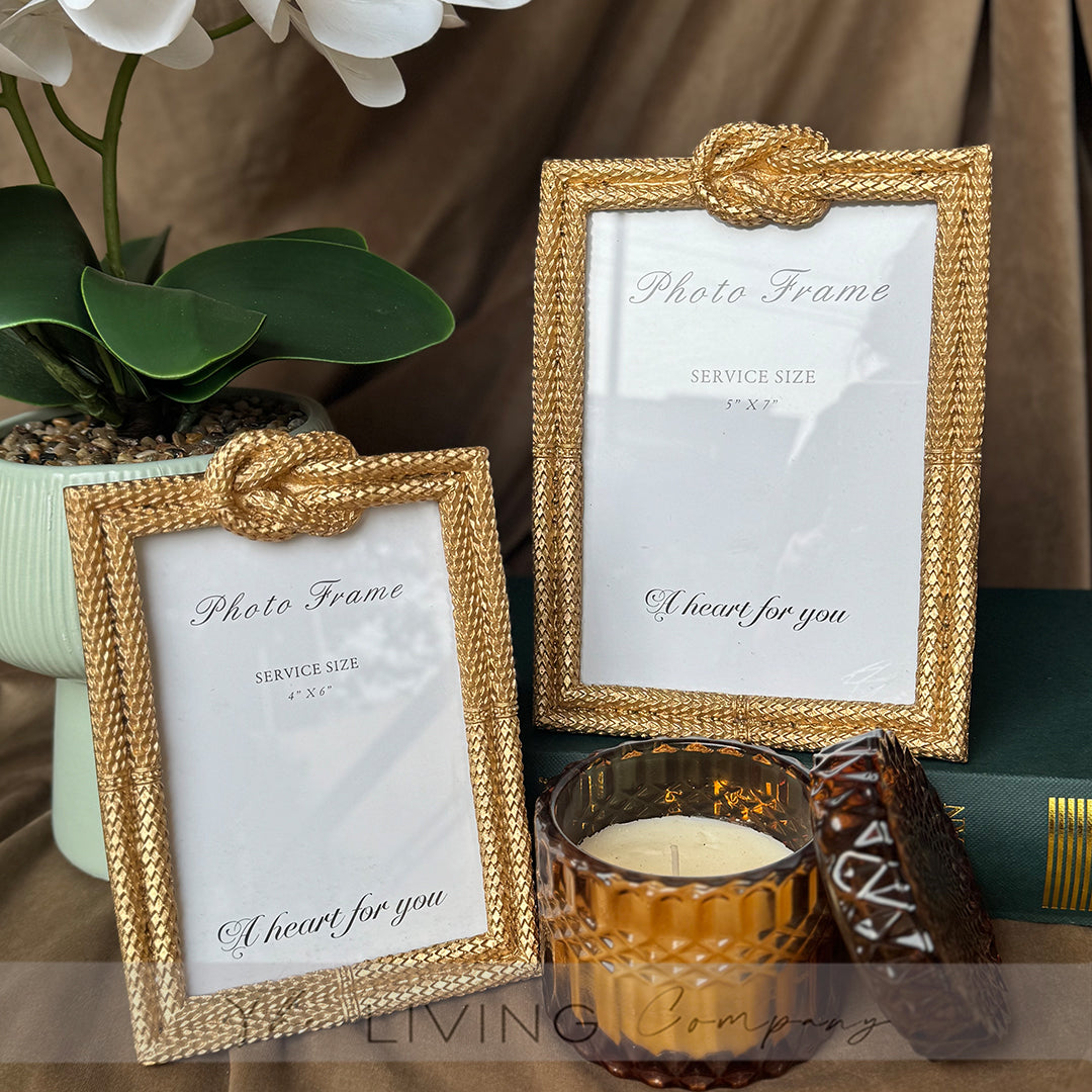 Rope Knot Frames - Gold