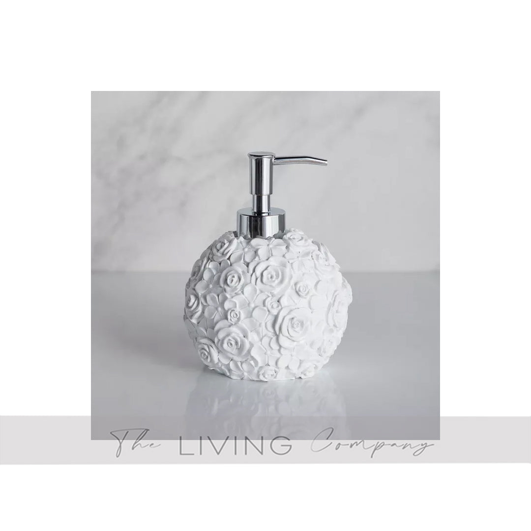 3-Piece Rose Embossed Bathroom Set