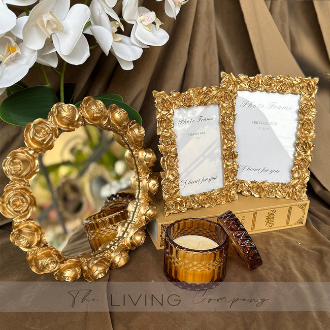 White Roses Photo Frames - Available in 2 sizes
