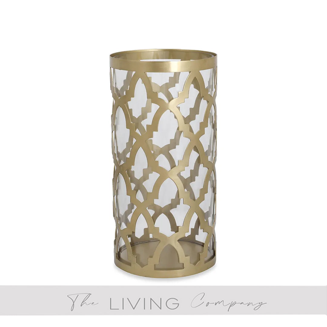 Gold Serenity Marrakesh Candle Holder