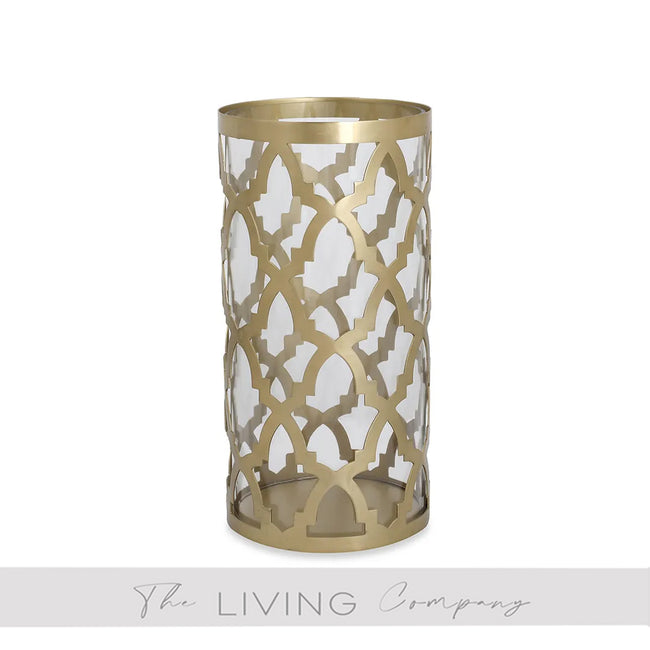 Gold Serenity Marrakesh Candle Holder
