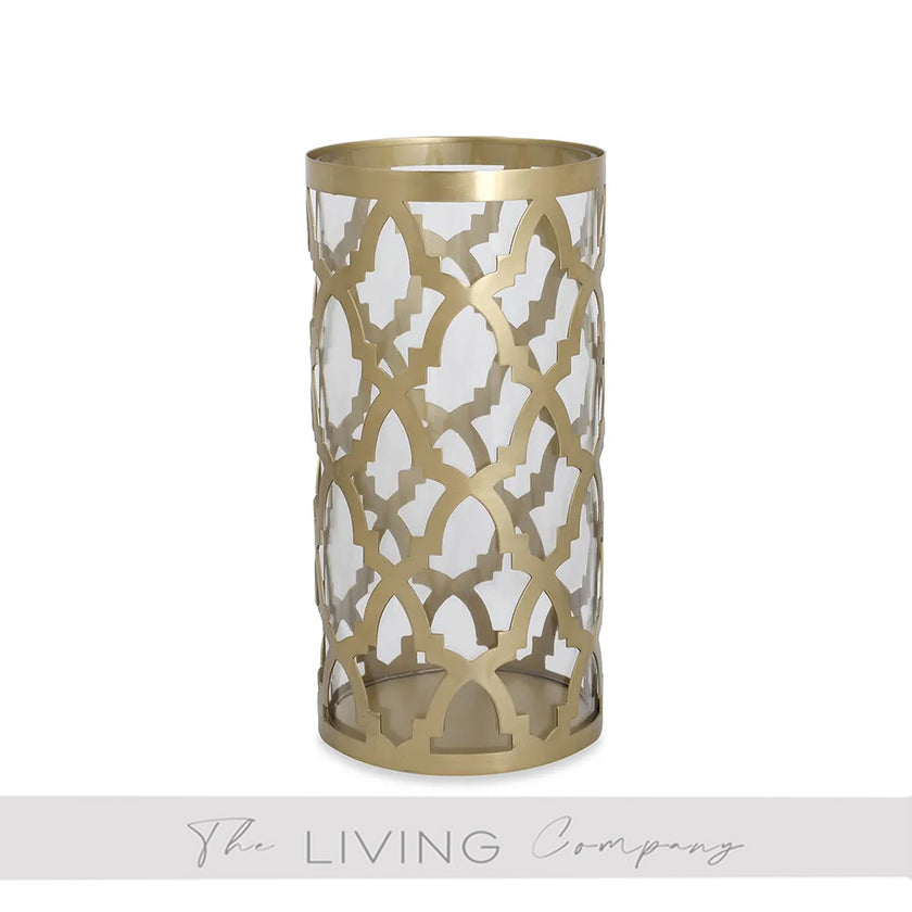 Gold Serenity Marrakesh Candle Holder