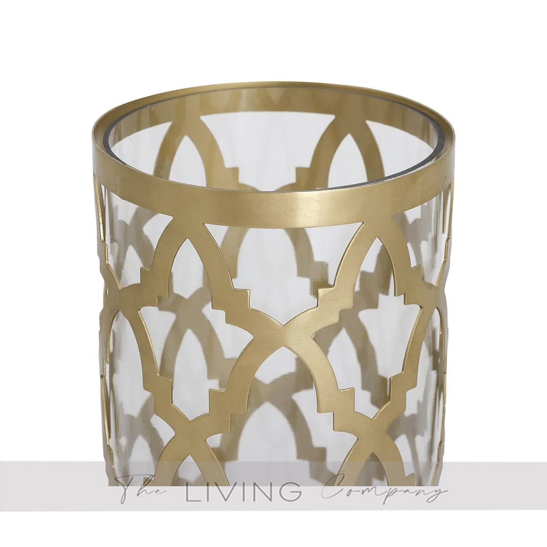 Gold Serenity Marrakesh Candle Holder