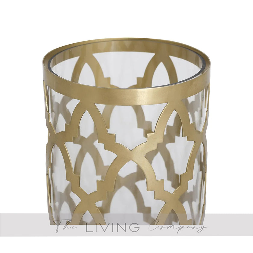Gold Serenity Marrakesh Candle Holder
