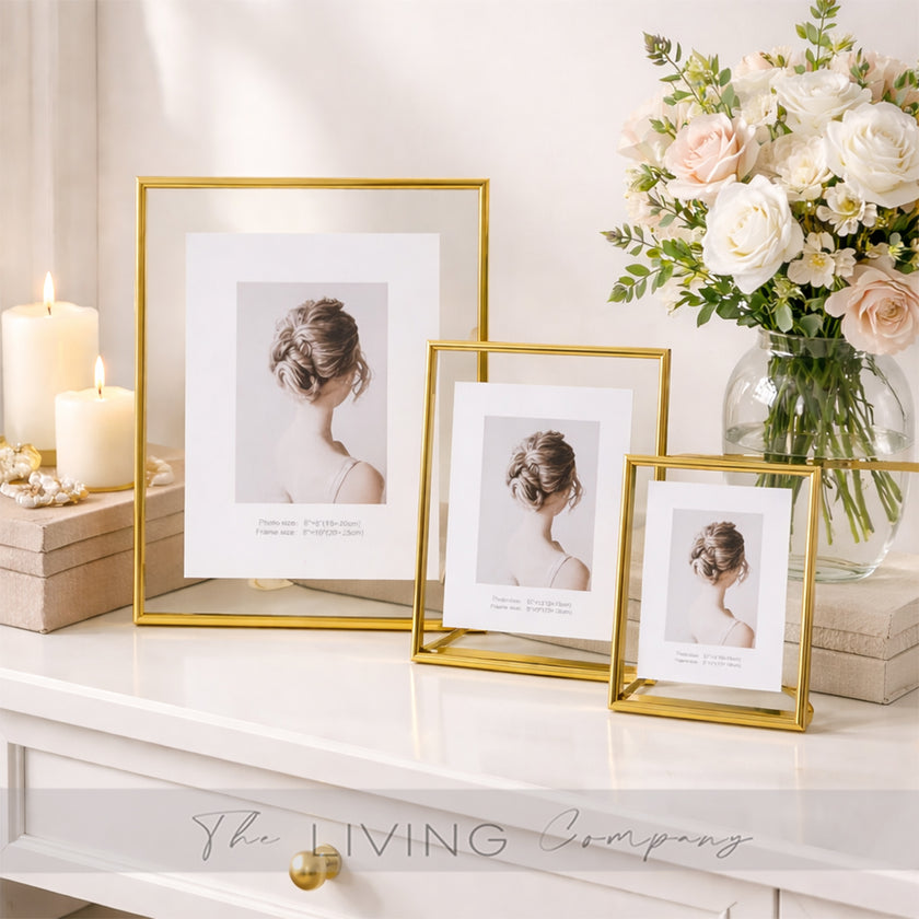 Sleek Minimalist Metal Frames - Available in 3 sizes