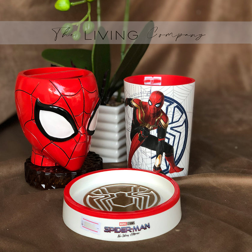 3-Pieces Spiderman Bathroom Set