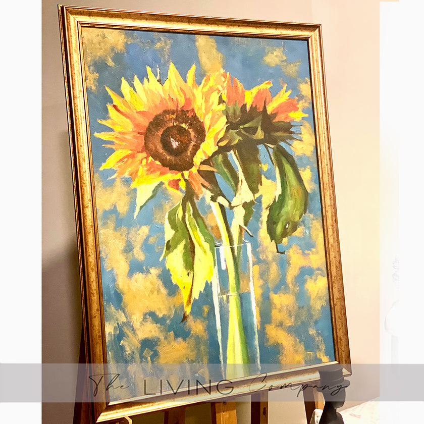 Golden Radiance - Sunflower Painting