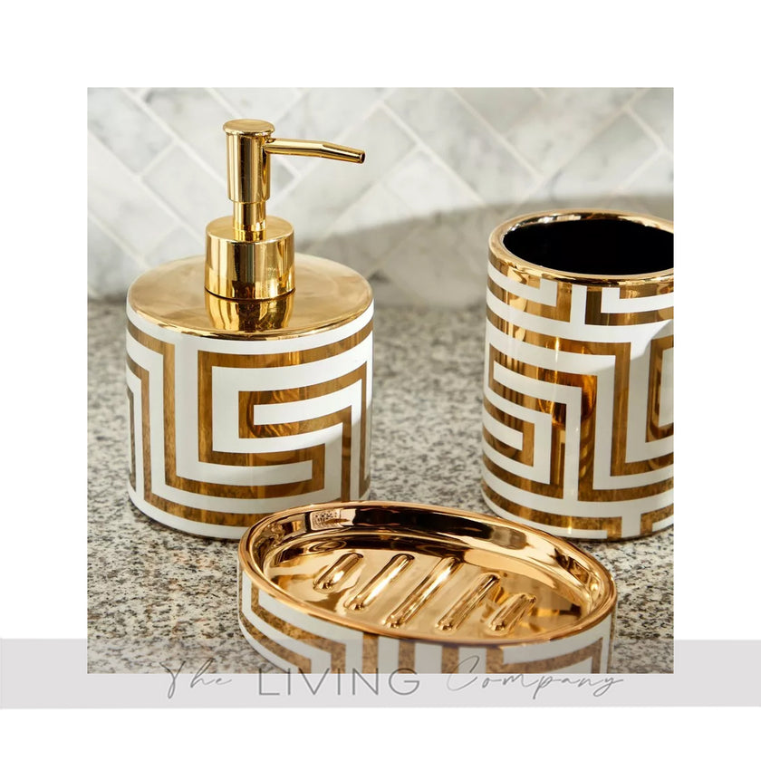 4pcs Geomtetric Tamara Bathroom Set