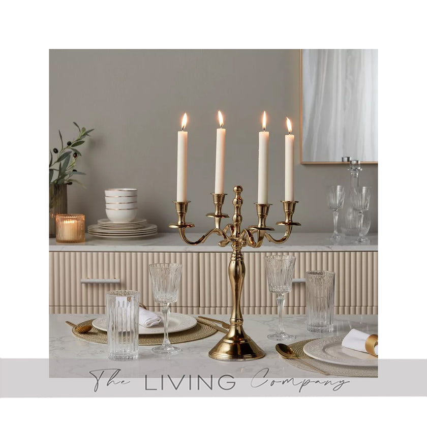 Timeless 4-Arm Candelabra