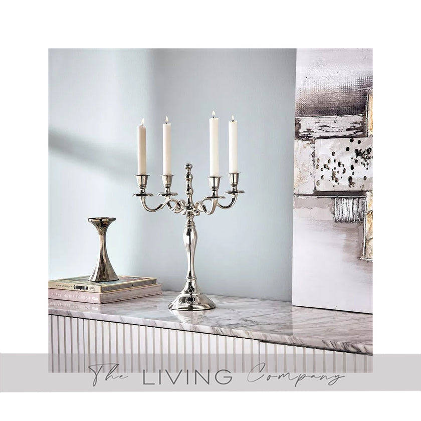 Timeless 4-Arm Candelabra