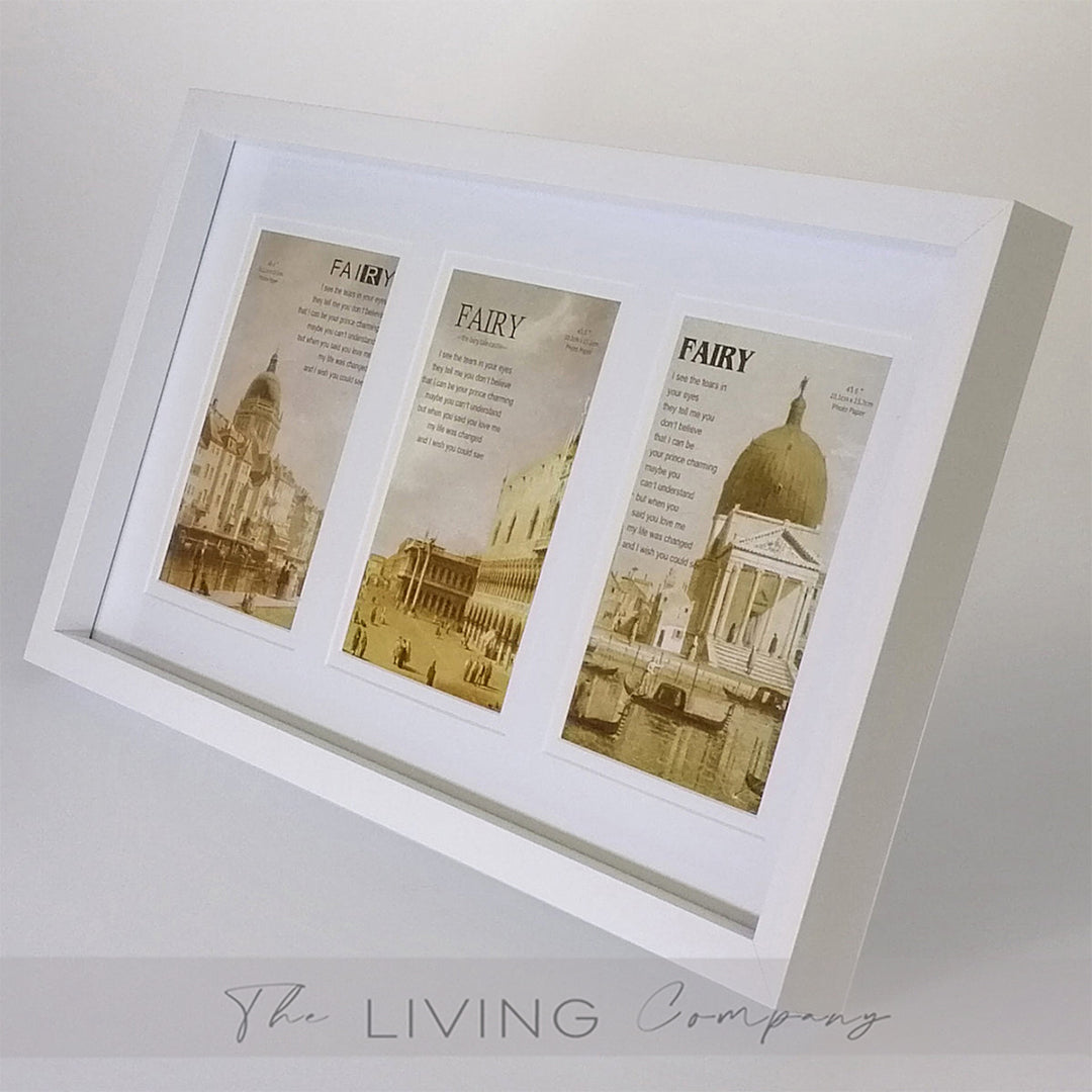 Triple Bevel Photo Frame