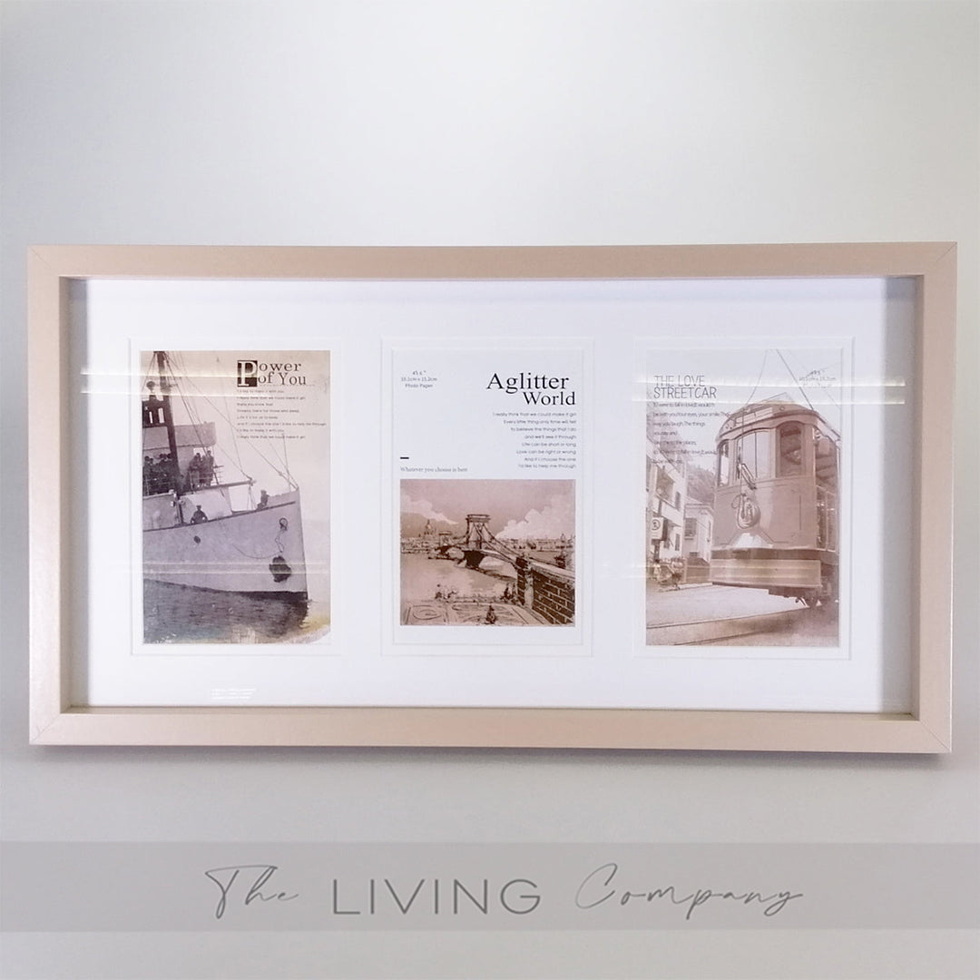 Triple Bevel Photo Frame