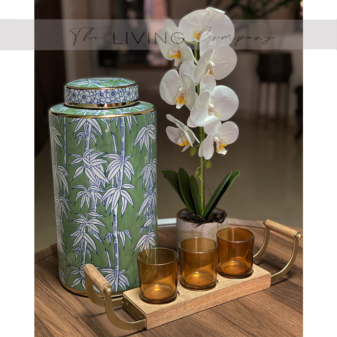 Verdant Bamboo Jar