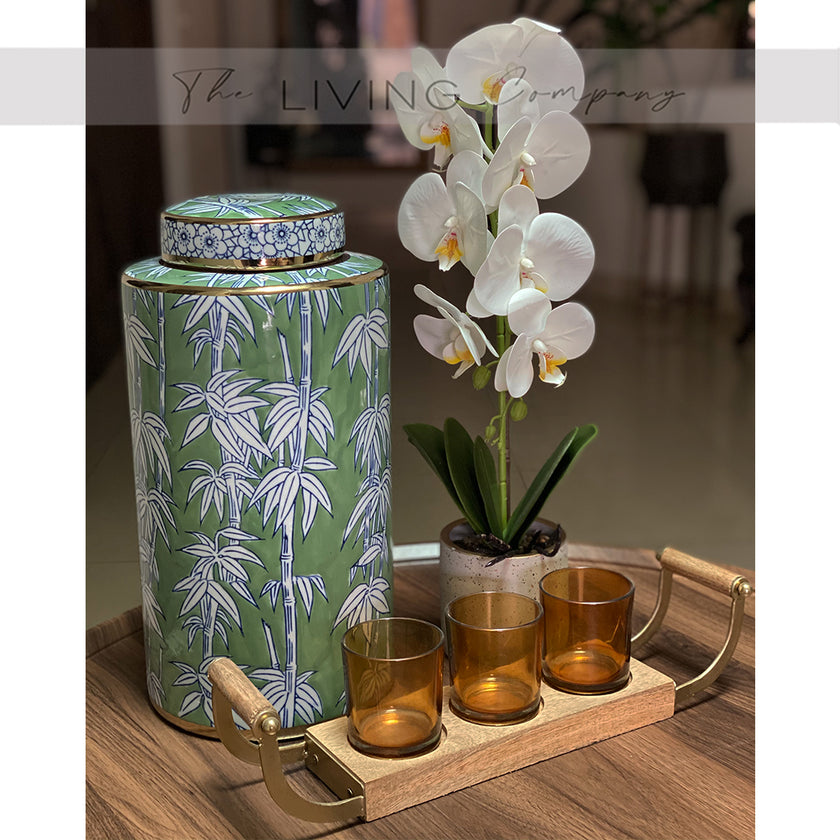 Verdant Bamboo Jar