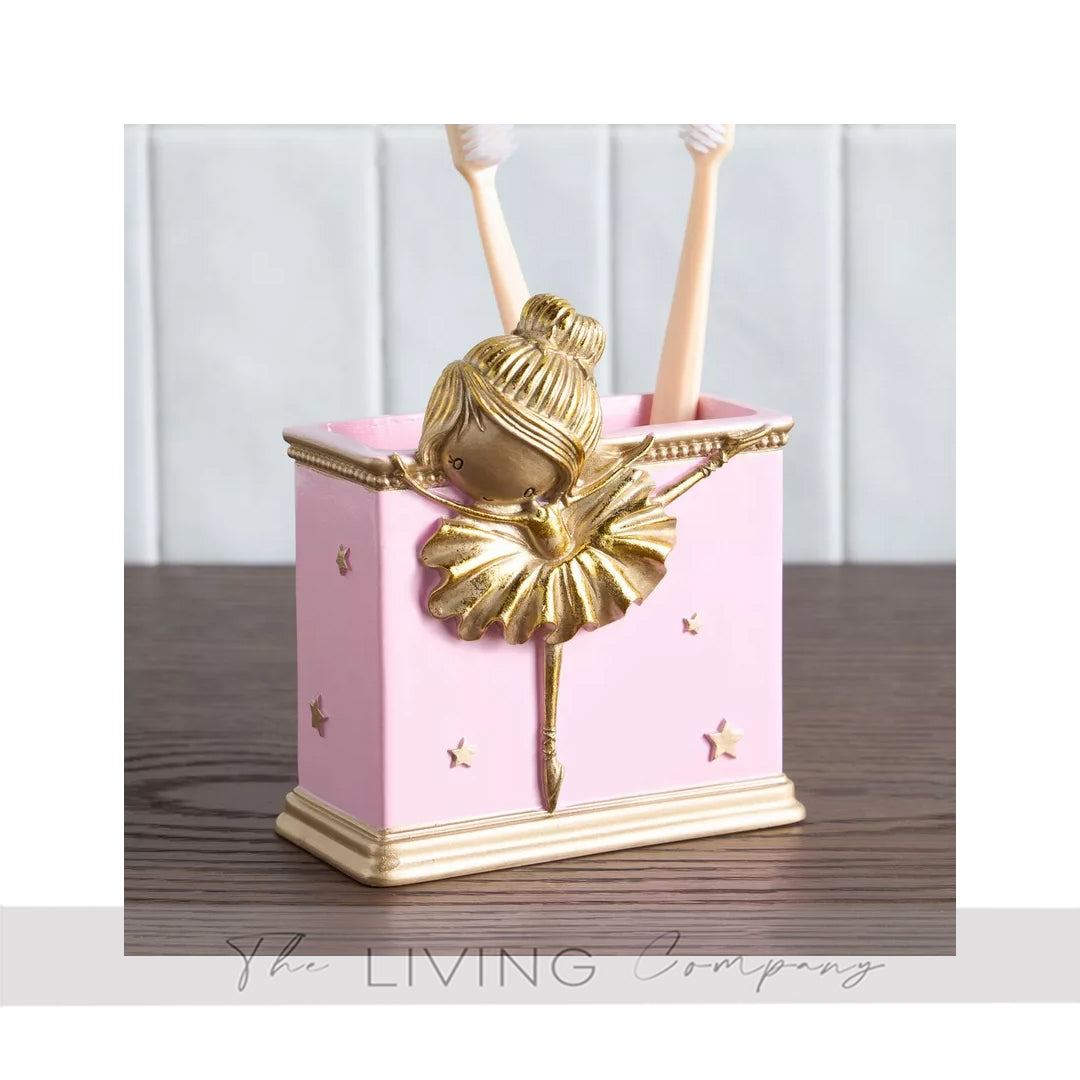 3-Pieces Ballerina Bathroom Set