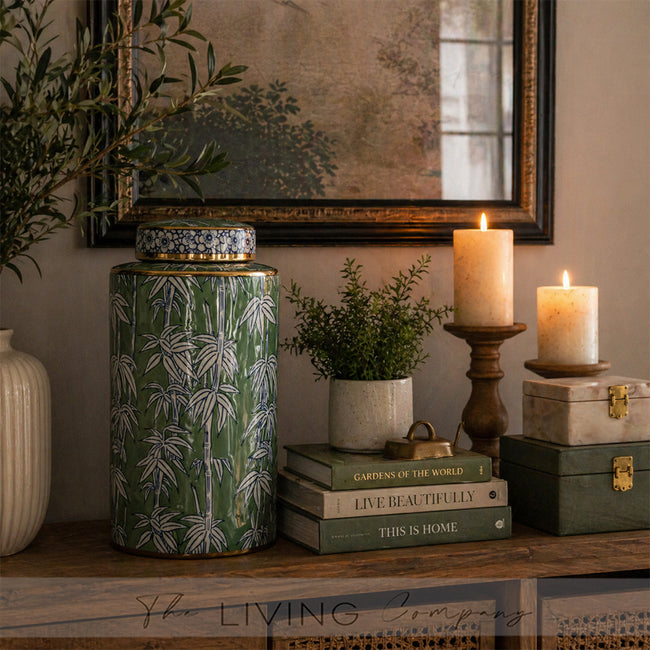 Verdant Bamboo Jar